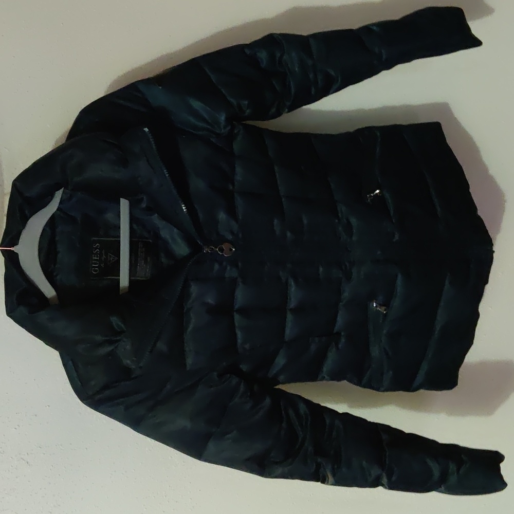 Guess Teal Down Puffer Coat